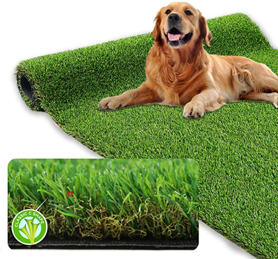 XLX TURF Realistic Artificial Grass Rug Indoor Outdoor - 3ft x 5ft, Th