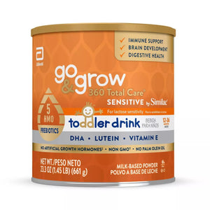Similac Total Care 360 Go & Grow Sensitive Toddler Formula 23.3 oz Powder - MeMybaby.com