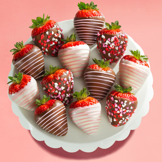  12 Dreamy Dark Chocolate Covered Strawberries