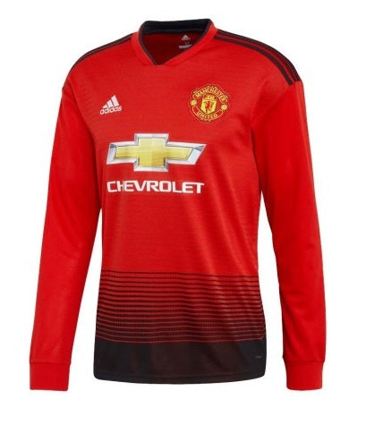 Adidas Men's Manchester United 18/19 Home LS Replica Jersey – Springfield Soccer
