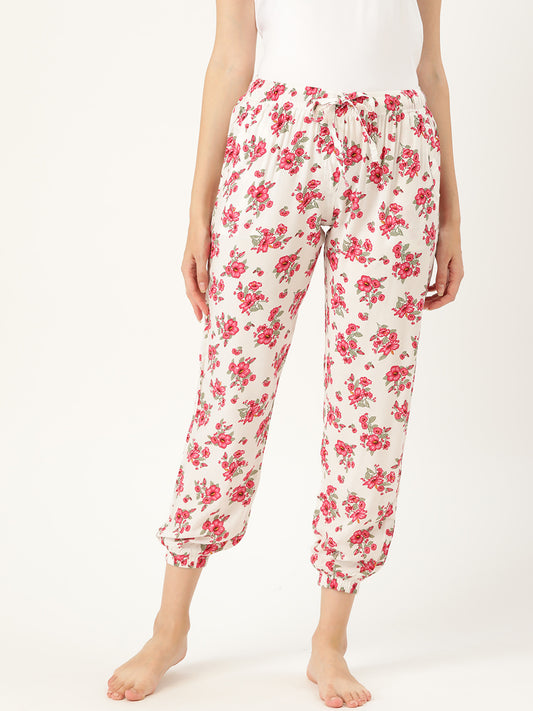 Women Floral Printed Pure Cotton Lounge Pants at Rs 365/piece, Sector 20, Gurgaon