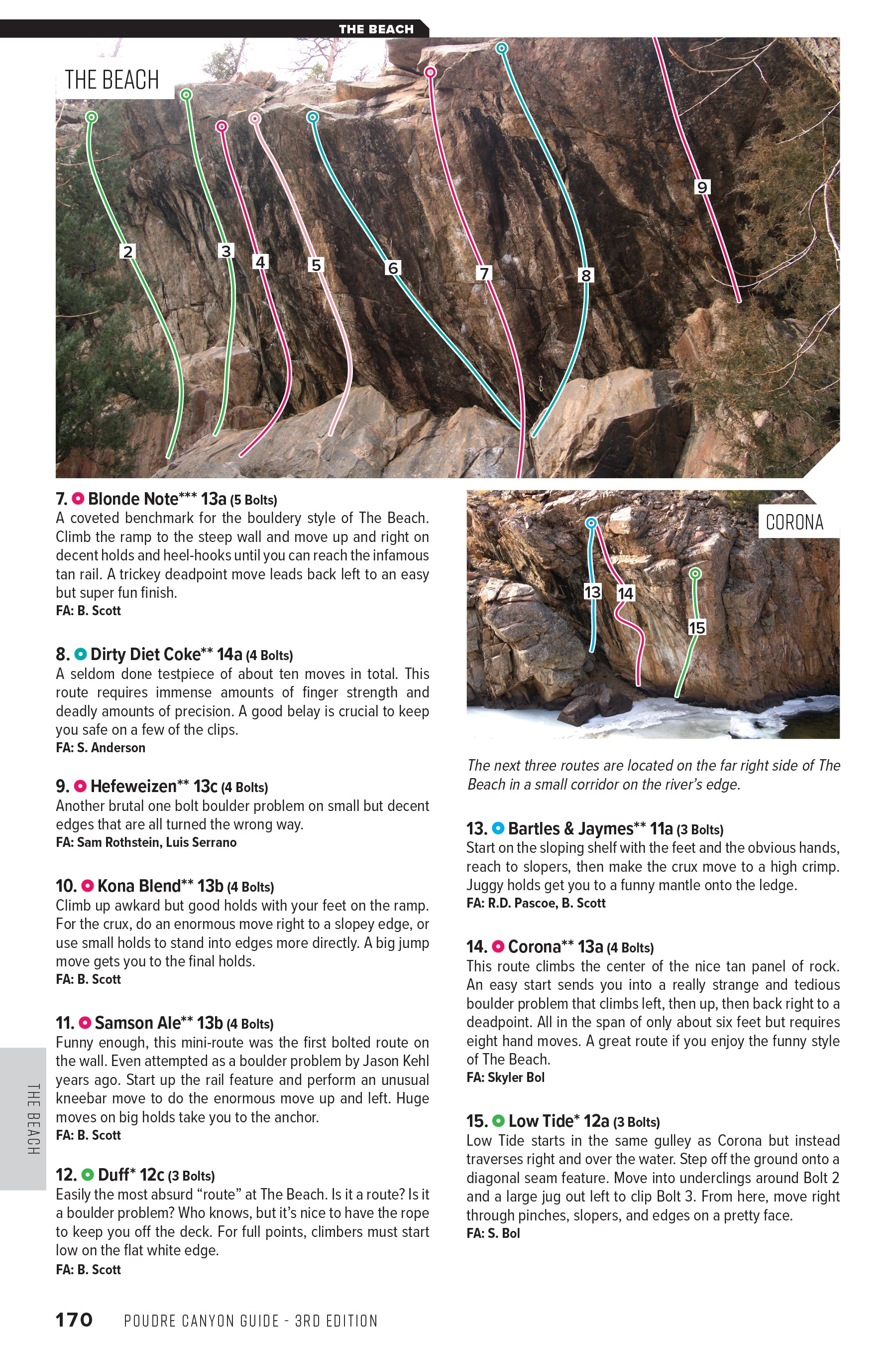 Poudre Canyon Rock Climbing Guide 3rd Edition - 