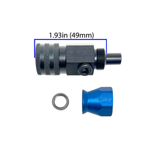 PTFE Fuel Line Fitting 135 degree AN-6 Female Flare