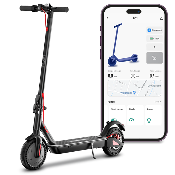 Electric Scooter - 36V, 12.5A, Black– Magshion Furniture