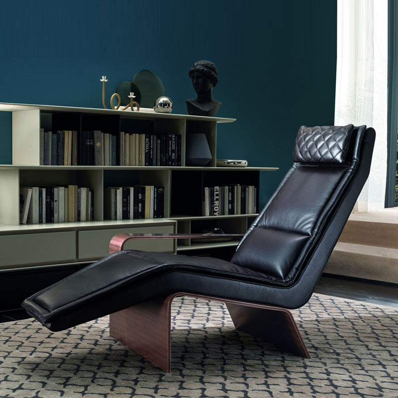 chaise lounge with arms