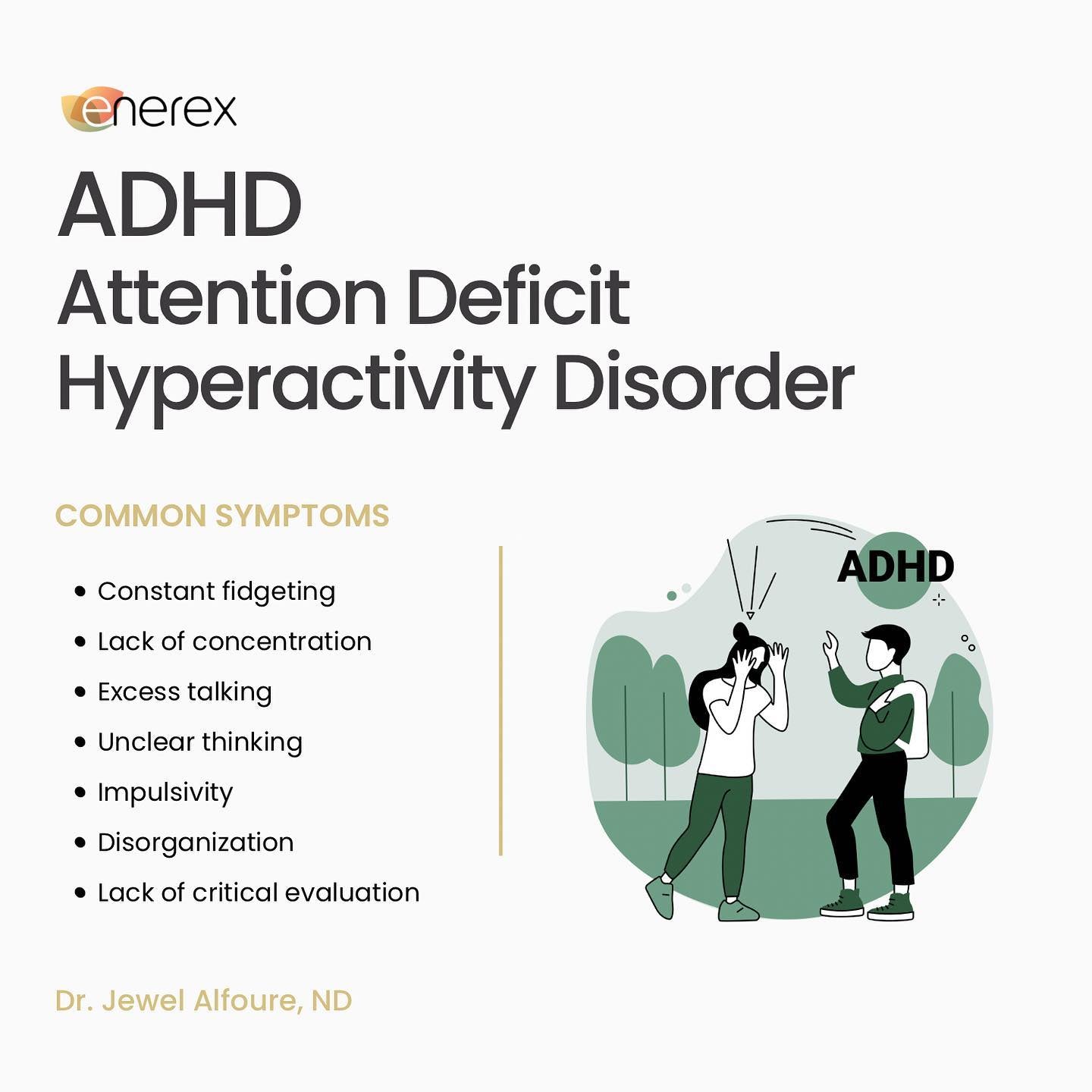 TDAH - Trouble du déficit de l'attention avec hyperactivité - TDAH - ADHD