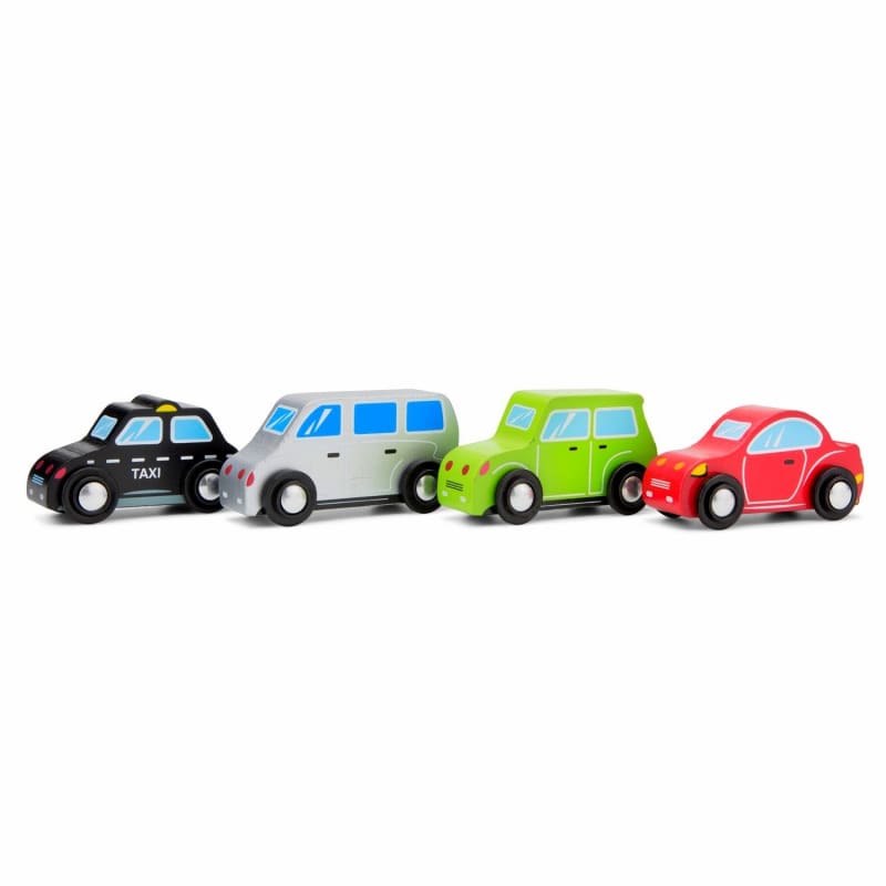 Bukken vragen Steen Kadopa.nl - New Classic Toys - Houten voertuigenset 4 auto's