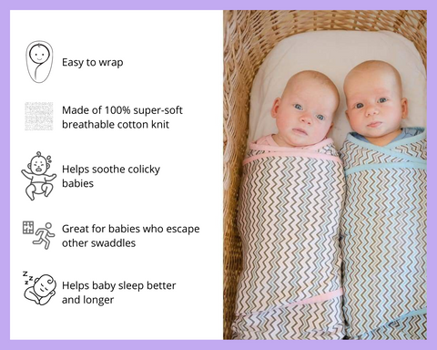 Miracle Blanket Newborn Swaddle Benefits