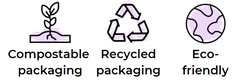 Play Nourish Thrive use compostable and recycled packaging