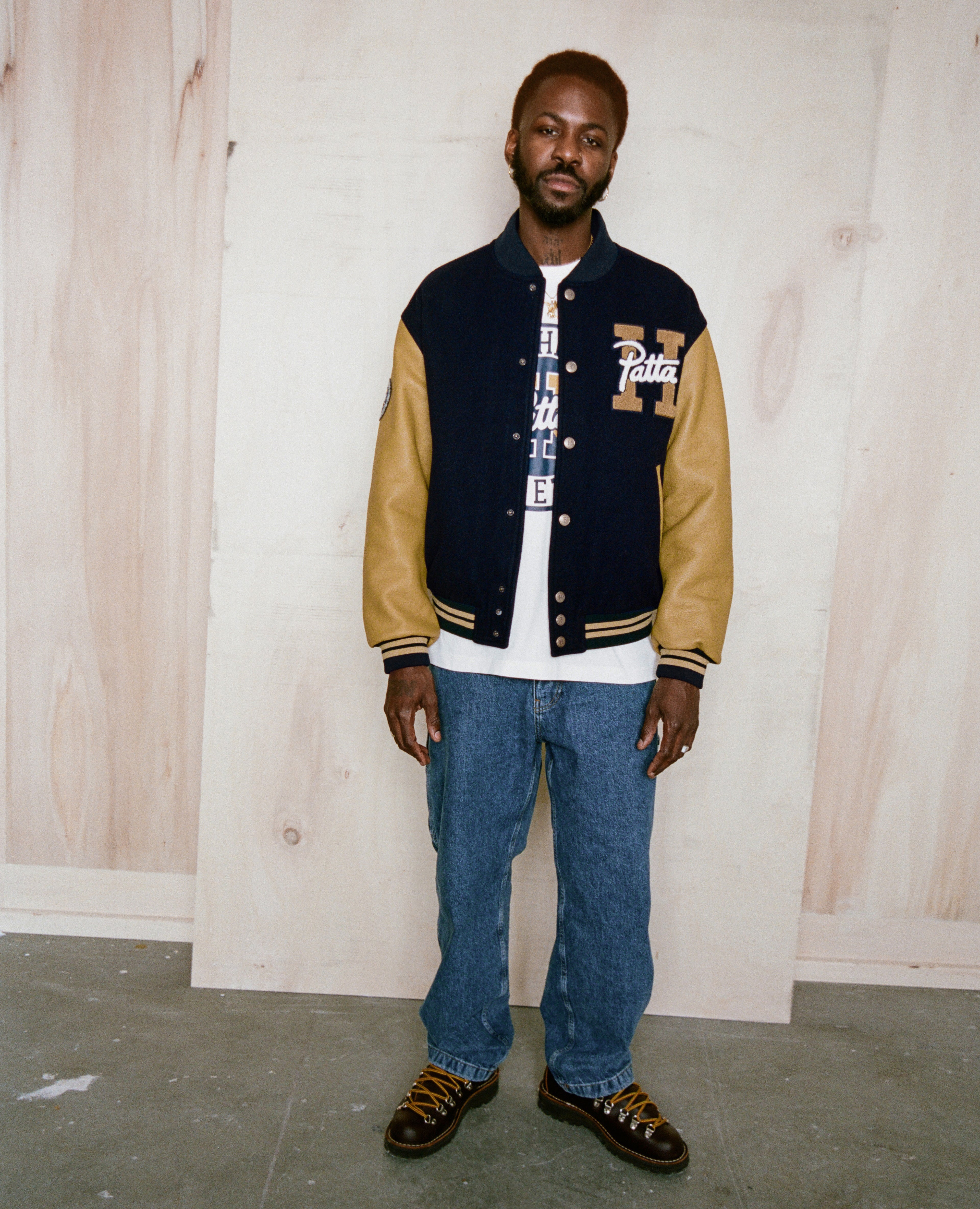 Patta x Tommy Varsity Jacket (Sport Navy) · Patta x Tommy