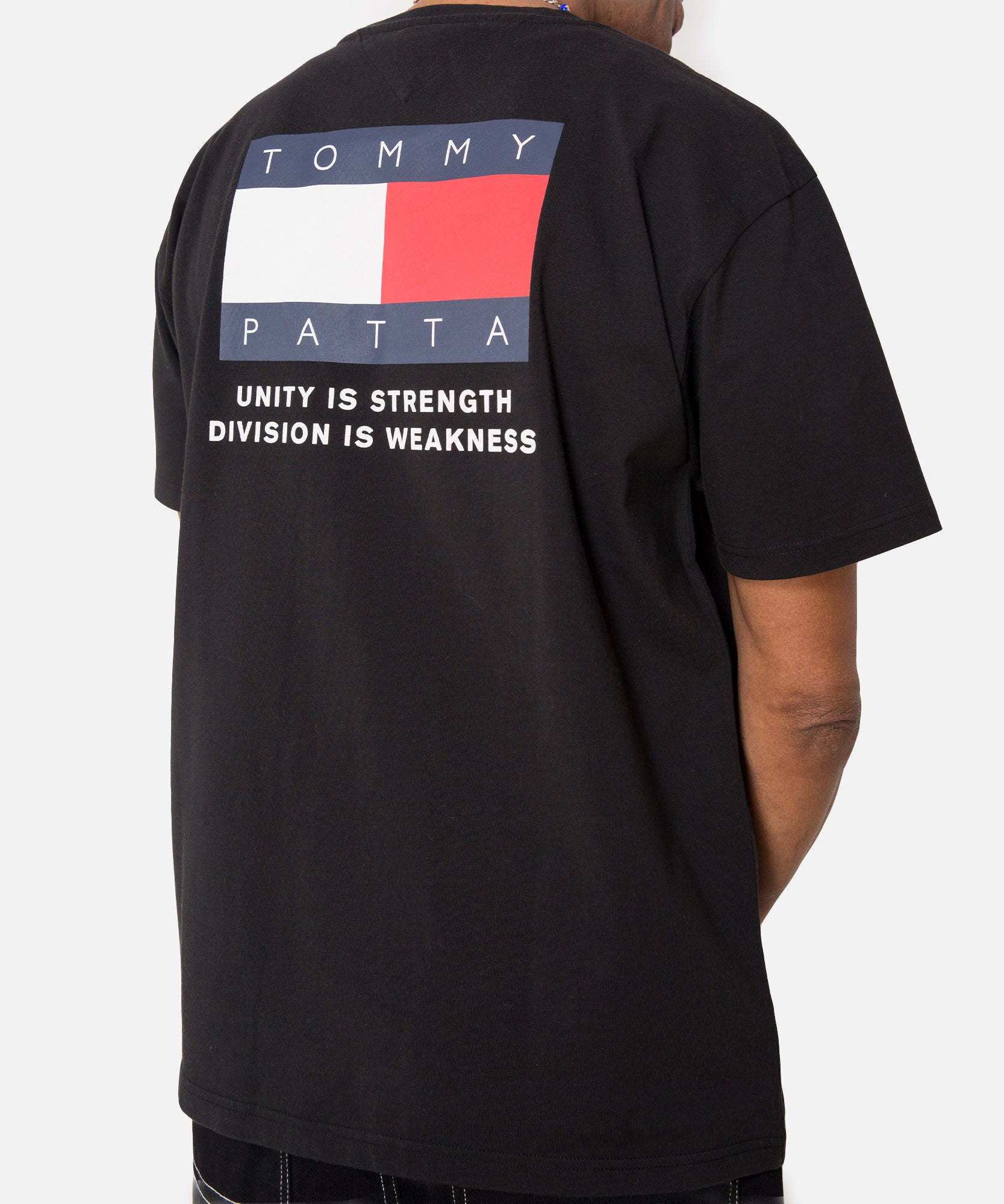 Patta X Tommy Flag T Shirt Black