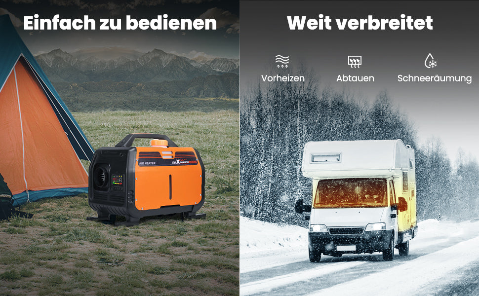 HODOY Digitales Heizgerät 5 W Diesel Elektroheizung 12 V Elektroheizer für  Camper und Autobus 12V 5Kw Con 20 Pezzi di kit : : Auto & Motorrad