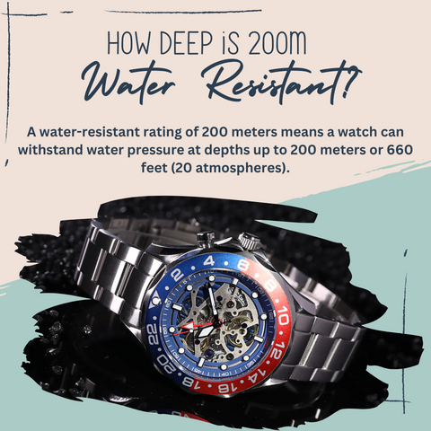 How Deep is 200M Water Resistant?