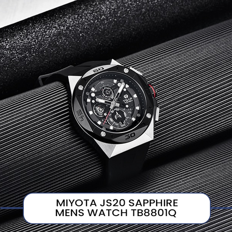 MIYOTA JS20 Sapphire Mens Watch TB8801Q
