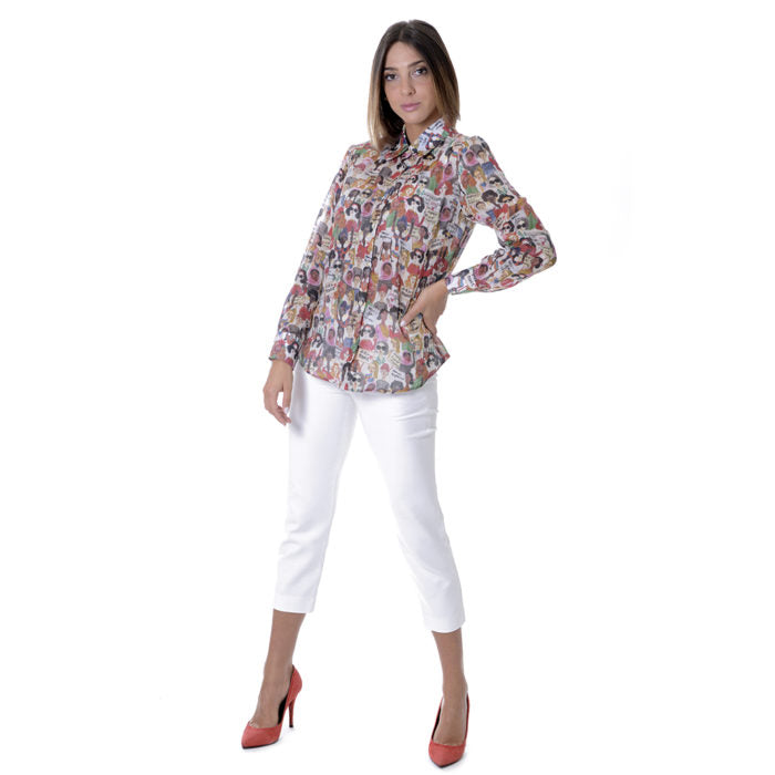 ma vie printed skirt