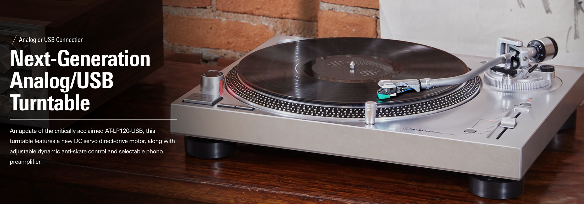 Audio Technica AT-LP120-USB HC Turntable Les produits arrêtés