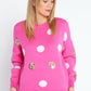 Camilla Knit - Pink Spot