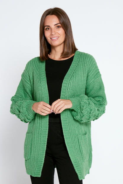 Elaine Knit Cardi - Green