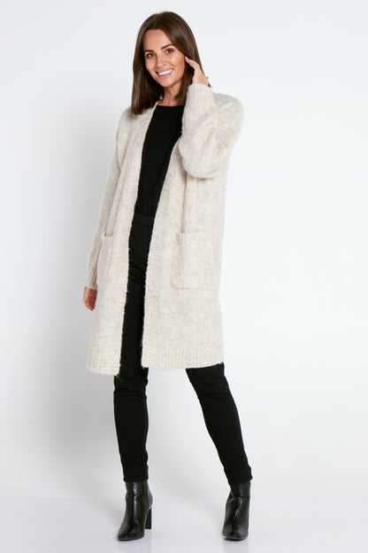 Kayla Knit Cardigan - Oatmeal