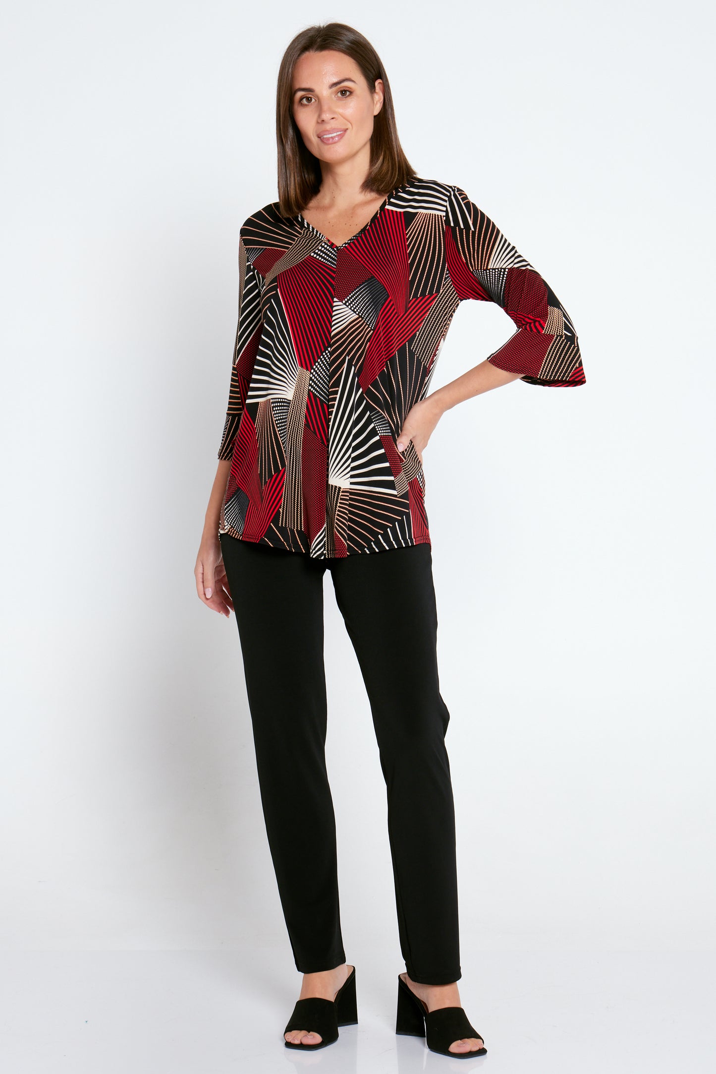 Hillbank Top - Gatsby Print