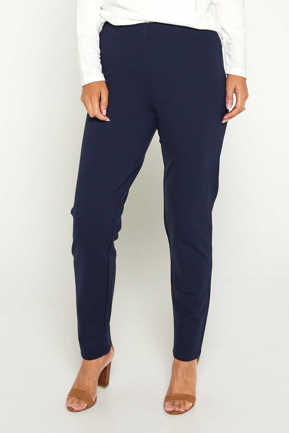 TULIO Fashion | Pushkin Pants - Navy | Mature Women's Staples