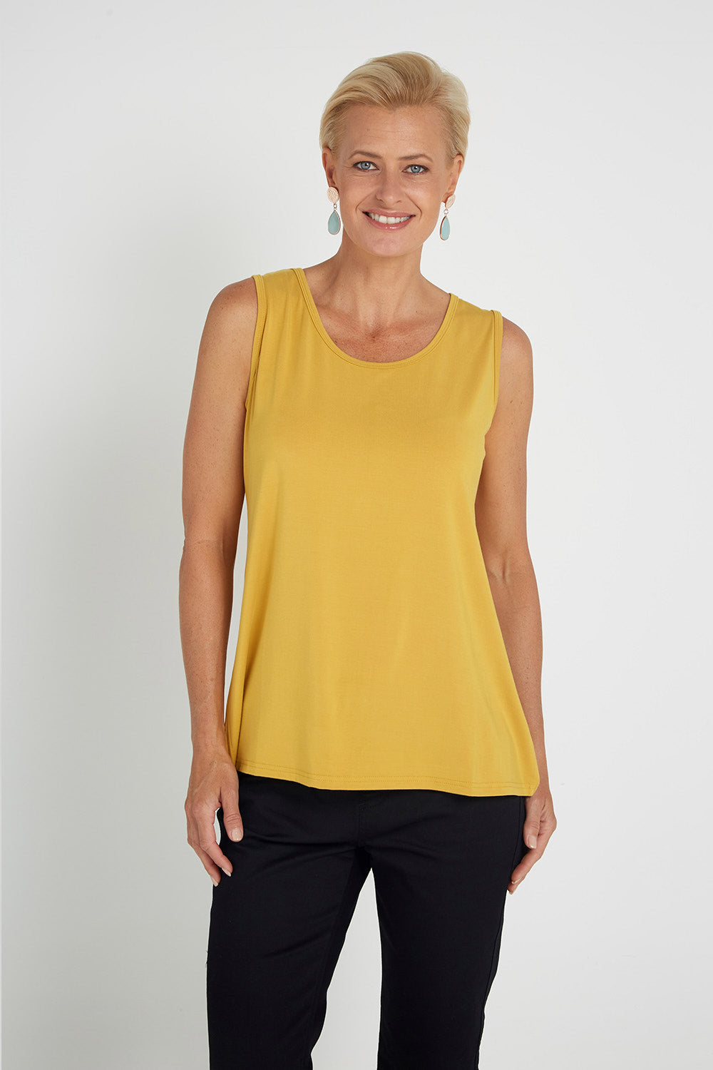 Bamboo Tank Top - Mustard