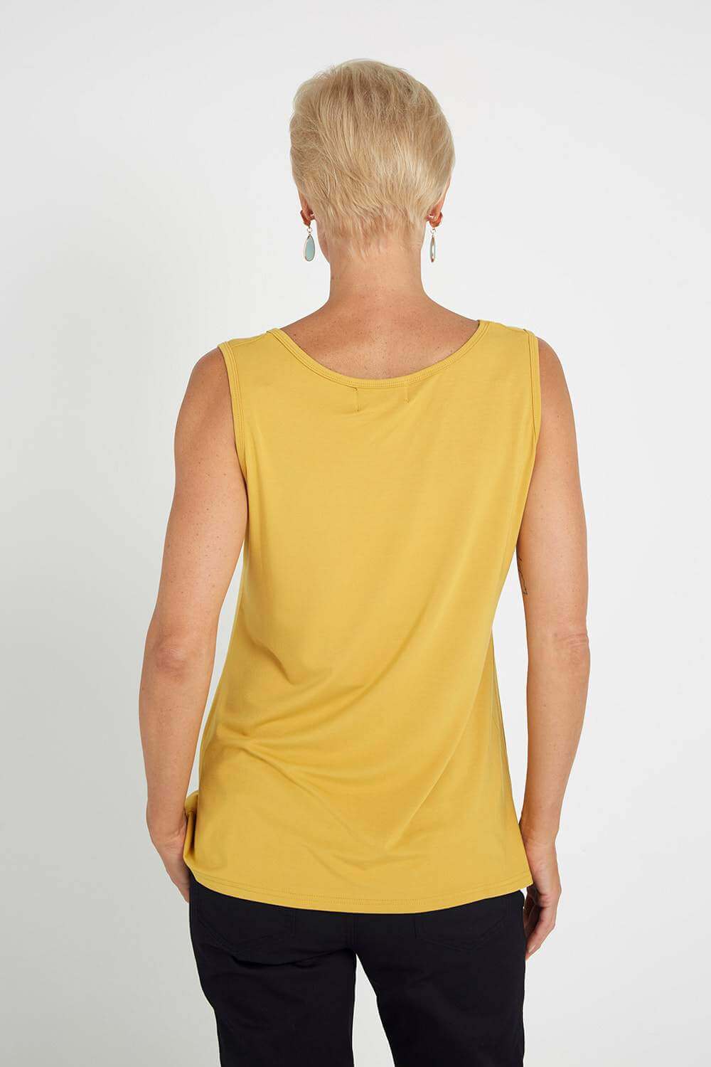 Bamboo Tank Top - Mustard