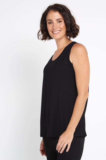 Bamboo Tank Top - Black