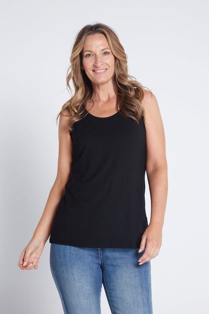 Bamboo Tank Top - Black