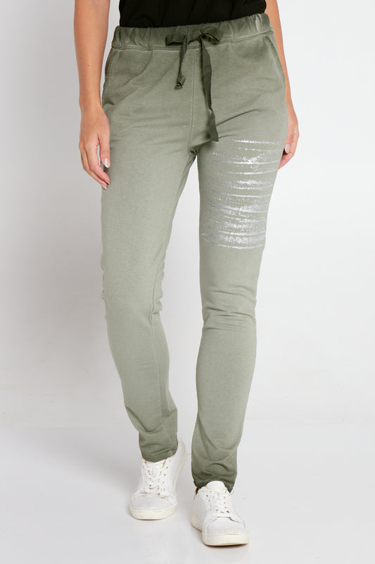 Charlie Cotton Pants - Militare