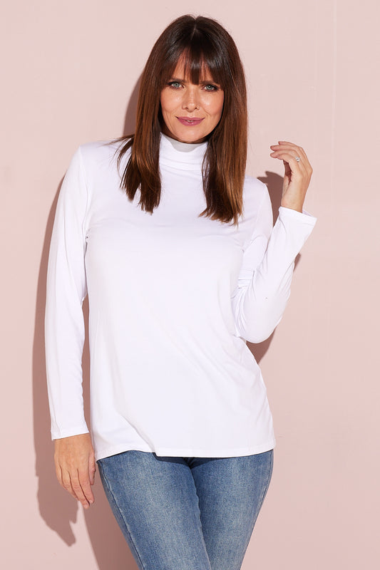 Deb Bamboo Skivvy - White