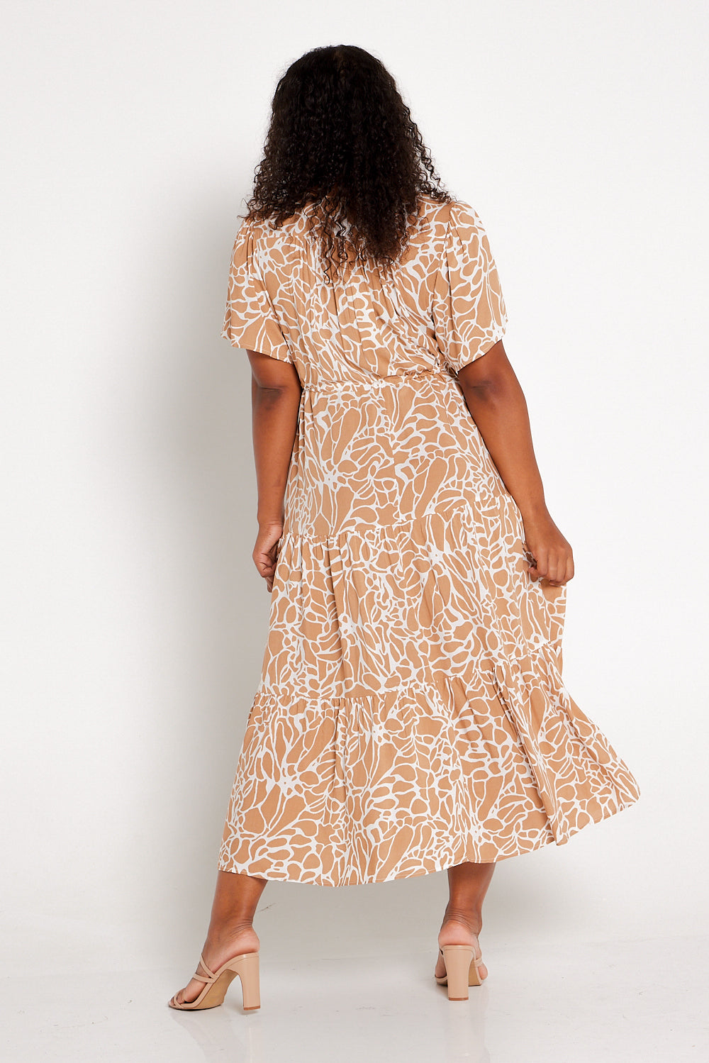 Evelyn Dress - Cocoa Swirl