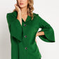 Jocelyn Tulip Sleeve Jacket - Green