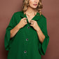 Jocelyn Tulip Sleeve Jacket - Green