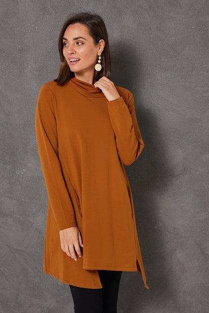 Joslin Cowl Tunic - Toffee