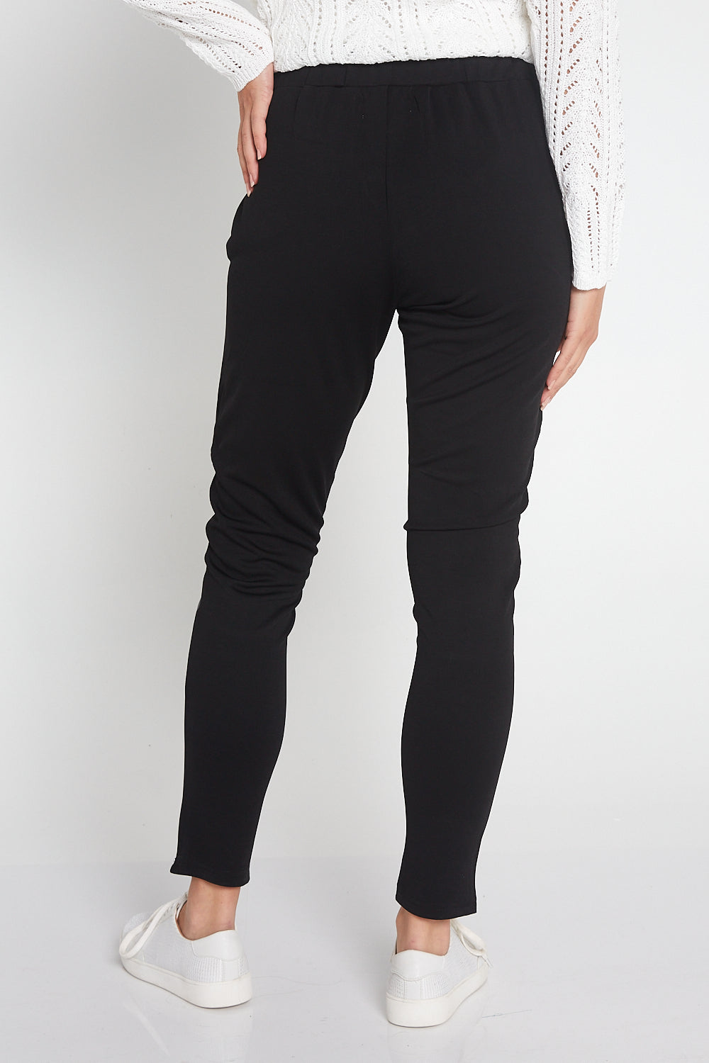 Leela Faux Leather Pants - Black