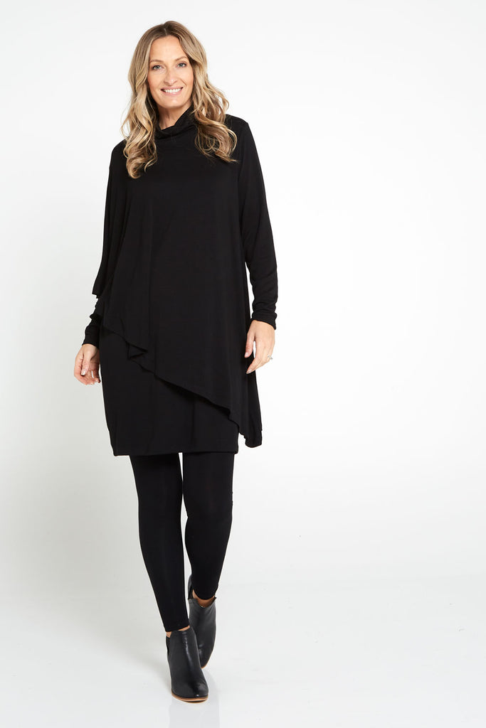 TULIO for Mature Fashion | Tova Dress - Black | Afterpay – Tulio