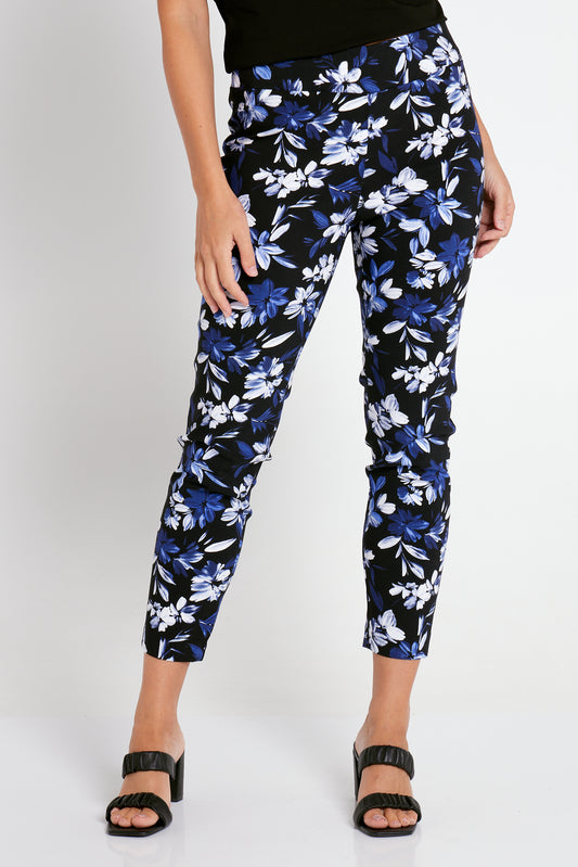 Rhythmic Pants - Black/Navy Floral