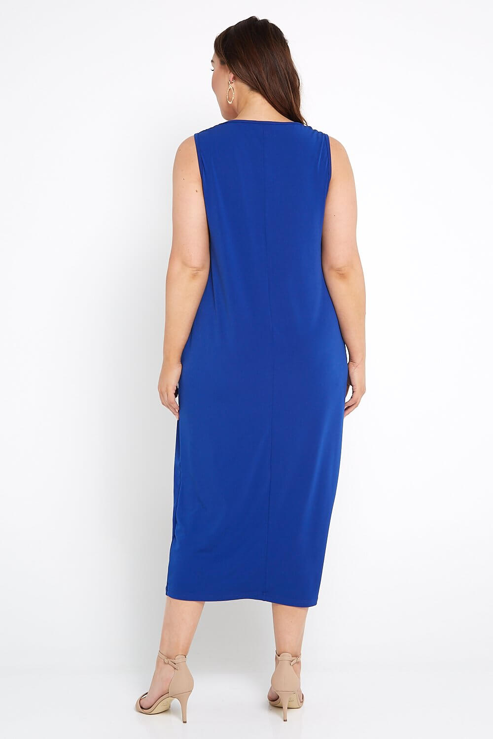 Amy Midi Stretch Slip - Royal Blue