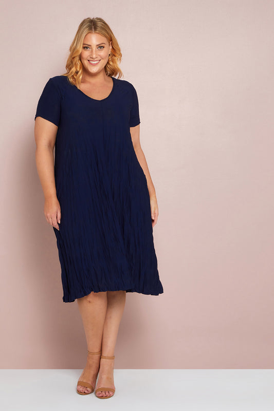 Stella Dress - Navy