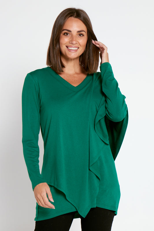 Tahiya Cape Top - Green