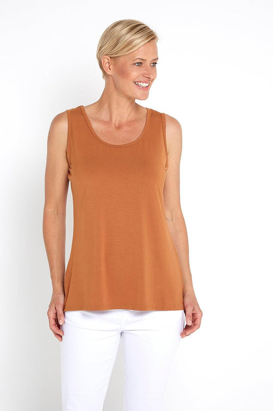 Bamboo Tank Top - Tobacco