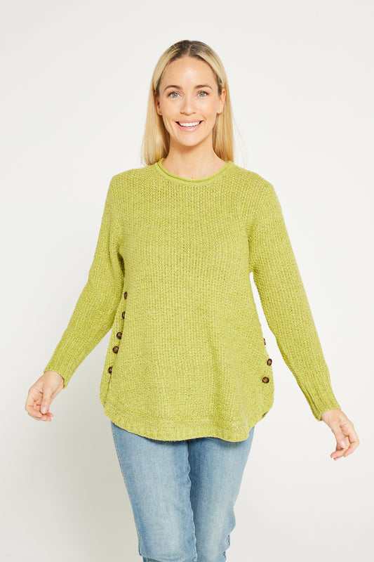 Paris Knit Jumper - Lime