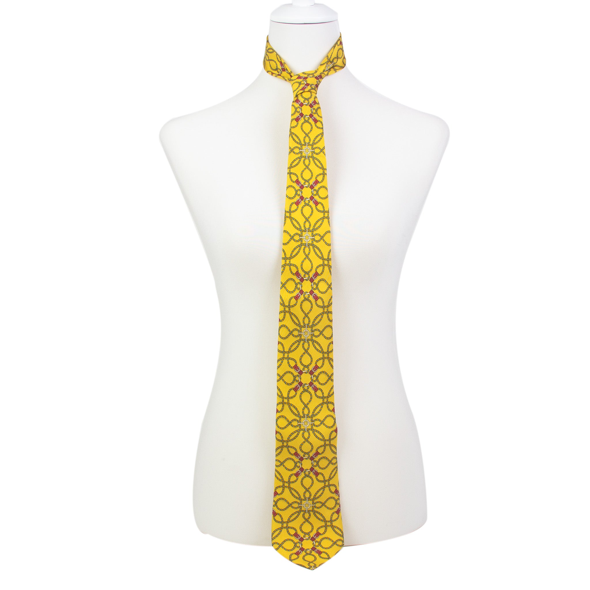 Billede af Hermes slips gul
