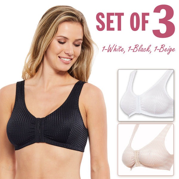 uublik Push Up Bras for Women Wirefree Soft Push Up Underoutfit Bra Gray