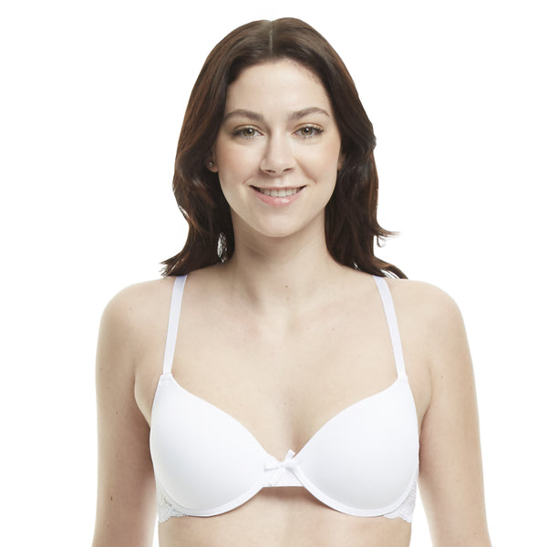 1pc Wireless Push-up Thin Lace Bra With Strap Design To Make Big Breasts  Look Smaller