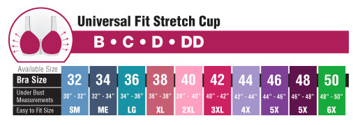 The average bra cup size is DD / E / F. - Storm in A-G Cup