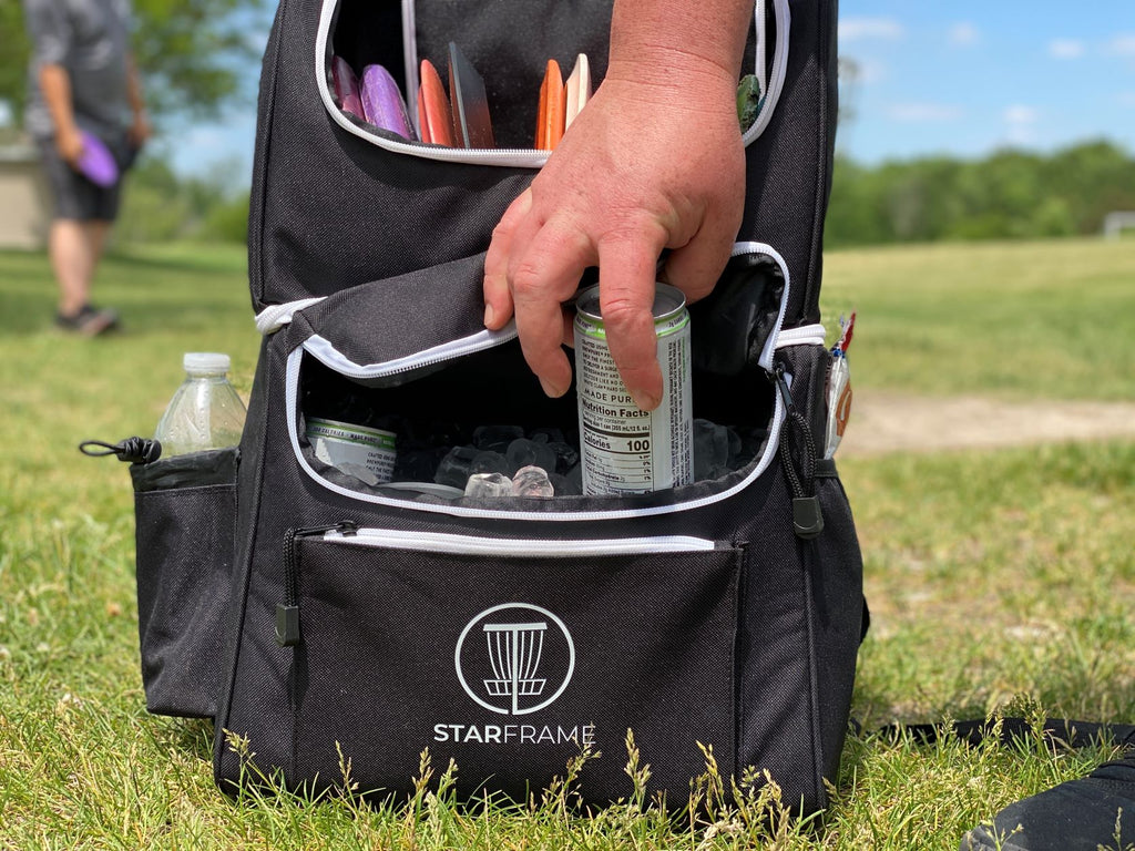 The Best Disc Golf Bag Under $100 - Updated 2021 - Star Frame Disc Golf Bags with Coolers