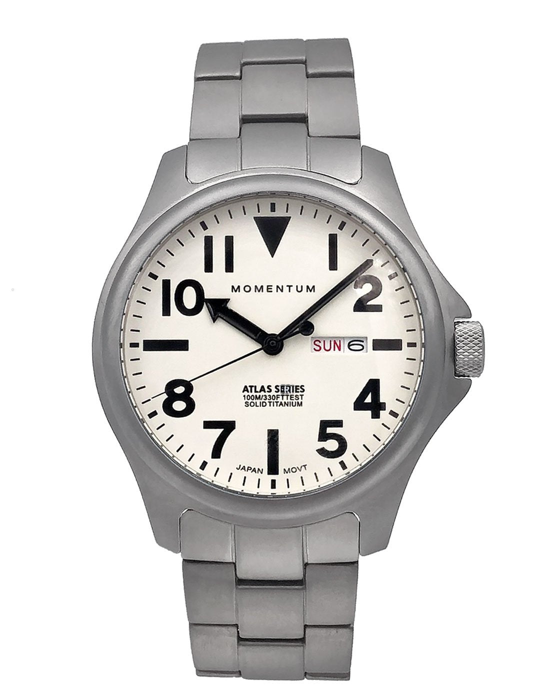 Atlas [44mm] - White Full Lume - Momentum Watches product image