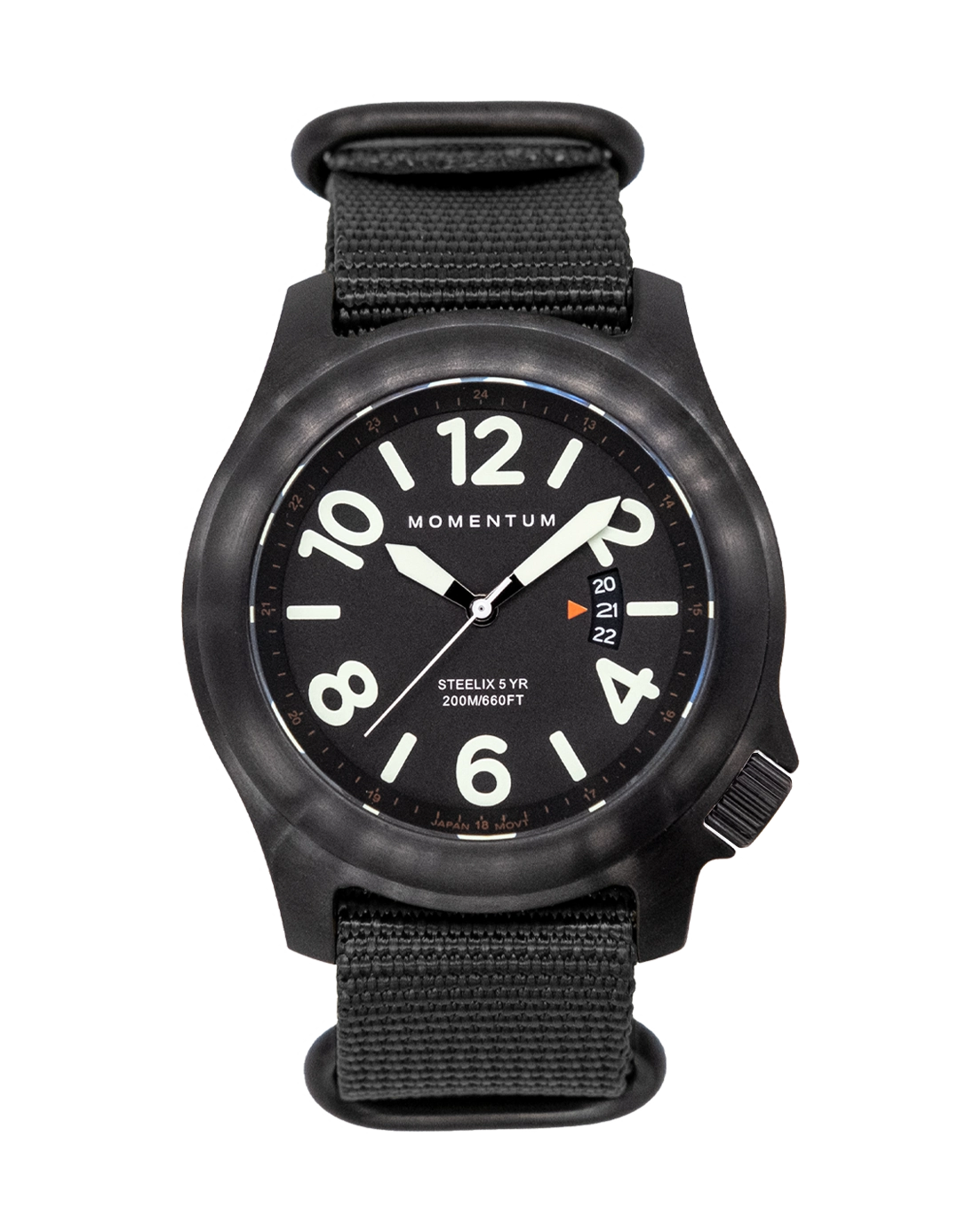 Logic Black-ion [42mm], Men's Field Watch